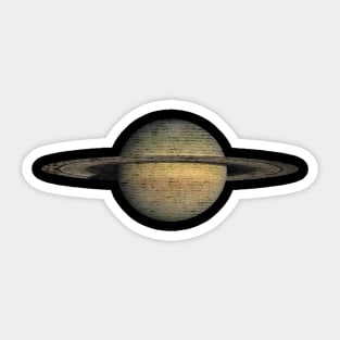 Planet Saturn Sticker